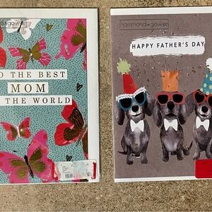 Set of Mother’s Day Card and Father’s Day Card  by Fancypants and Hammond Gower